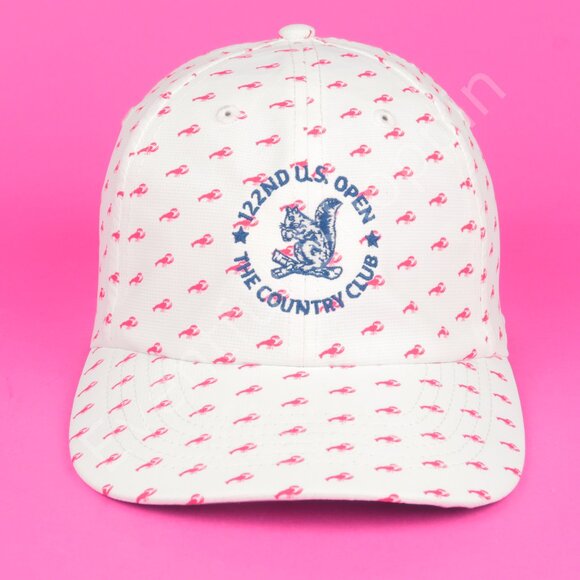 122nd US Open The Country Club Golf Hat Mens White Lobster Imperial New - Picture 2 of 8